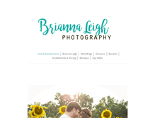 Tablet Screenshot of briannaleighphotography.com